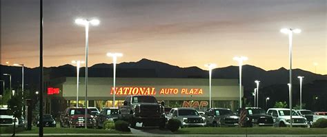 National auto plaza - National Auto Plaza Sandy; 10790 State Street; Sandy, UT 84070 (801) 545-9292 Visit Website Get Directions Current Hours. SUN CLOSED MON 09:00AM - 09:00PM ; TUE 09:00AM - 09:00PM ; WED 09:00AM - 09:00PM ; THU 09:00AM - 09:00PM ...
